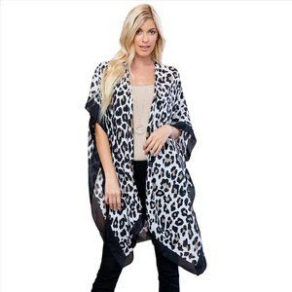 Cheetah Print Kimono - Picture 6 of 10